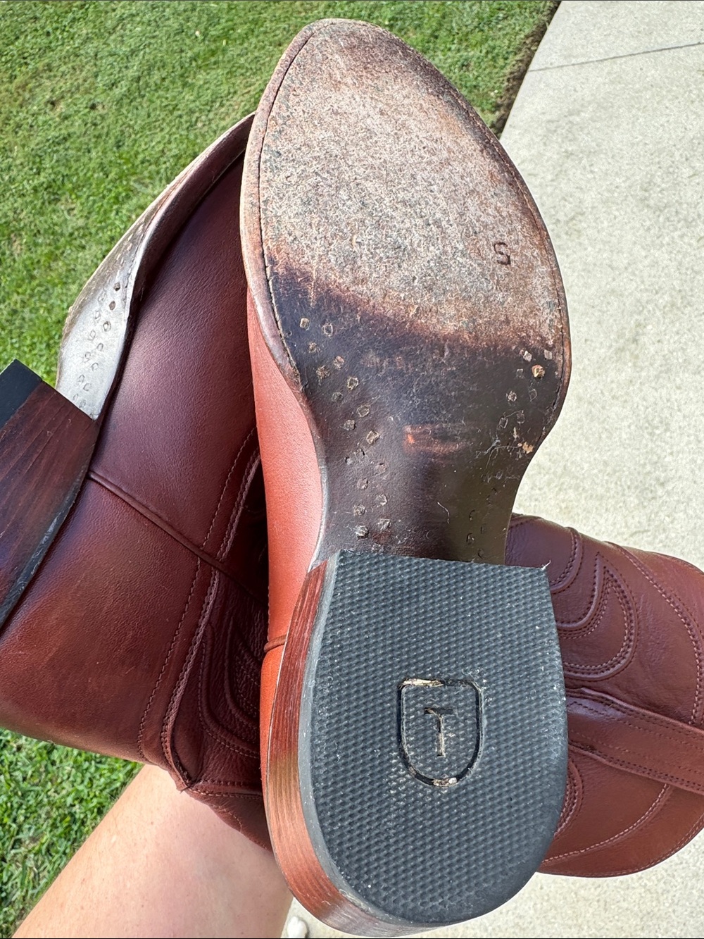 Tecova Women’s Brown Leather Western Cowboy Boots - Picture 12 of 12